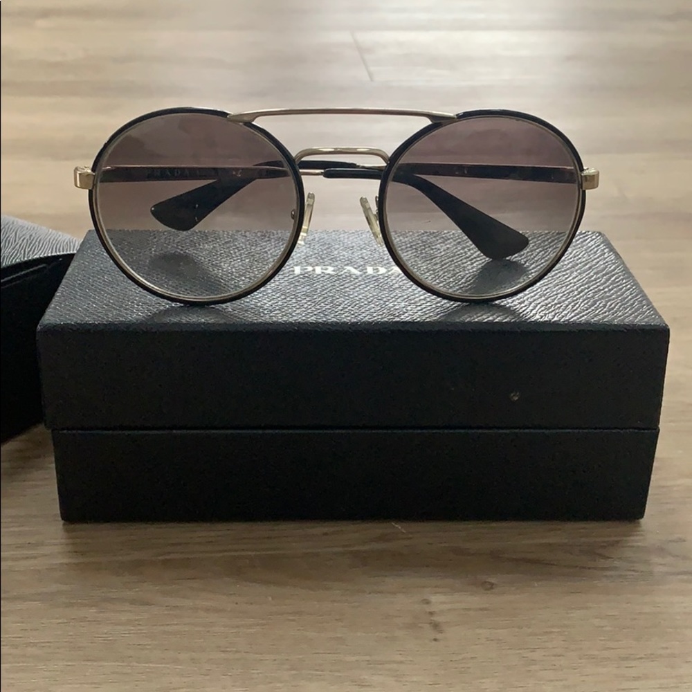 Round Prada Sunglasses